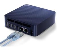 Beelink Mini PC, procesador Intel Twin Lake N150 (hasta 3,6 GHz), minicomputadora EQ14, minicomputadora de Escritorio con 16 GB de DDR4 y 500 GB de SSD, Doble LAN 2.5G, Doble HDMI, WiFi 6 y BT5.2