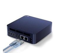 Beelink Mini PC, procesador Intel Twin Lake N150 (hasta 3,6 GHz), minicomputadora EQ14, minicomputadora de Escritorio con 16 GB DDR4 y 500 GB SSD, Ethernet Dual de 1000 M, HDMI Dual, WiFi 6 y BT5.2