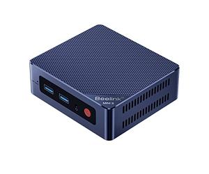 Beelink MINI-S12 Mini PC, 12th Gen Intel Alder Lake-95 Processor (up to 3.40GHz), 12GB RAM 480GB SSD Business Mini Desktop PC, Dual HDMI/WiFi 5/BT 4.2/RJ45/WOL/Auto Power on