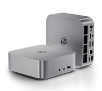 Beelink SER8 Mini PC, AMD Ryzen 7 8745HS (8C/16T, hasta 4,9 GHz), 16 GB de RAM DDR5, 512GB de SSD M.2 PCIe4.0, Pantalla Triple 4K, USB4, HDMI, DP1.4, BT5.2, WiFi6, LAN 2,5 G, minicomputadora