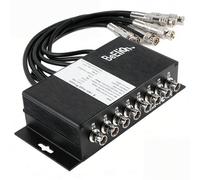 beelion 8 canales de vídeo BNC macho a BNC hembra Lightning Strike surge protector pararrayos para CCTV DVR sistema de cámaras