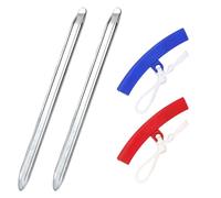 BEELUKY 2 Piezas Desmontadora de Neumáticos 30 cm Palanca de Neumáticos de Acero con 2 Protectores de Llanta Palancas de Neumáticos Desmontables Moto Palancas Desmontadoras para Moto Bicicleta Coche