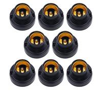 BEELUKY 8 Piezas Portalámparas E27 Portalámparas Portalámparas Vintage para Atornillar Adaptador de Base de Lámpara para Bombillas Empotradas Lámparas Halógenas