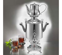 BEEM 5982 Romanov III Samovar 230 V 5 litros Inoxidable, Acero Steenless