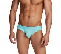 BEEMEN Calzoncillos de microfibra de seda de hielo para hombre, calzoncillos tipo bóxer, de nailon transpirable, suaves, delgados y frescos, Slip Azul Claro, L