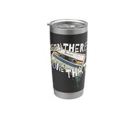 Been There Done That Retro Cassette Mixtape de los 90 Vaso térmico de acero inoxidable de doble pared