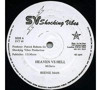 BEENIE MAN - HEAVEN VS HELL 12 INCH (12" VINYL SINGLE) UK SHOCKING VIBES
