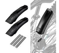 BEENOPT Juego de 2 Guardabarros universales para Bicicleta de montaña, Guardabarros Trasero + Delantero para Bicicleta de montaña, 36,5 cm de Largo y 8 cm de Ancho