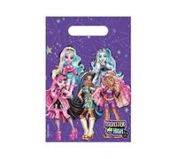 BeenSmile, Bolsas Chuches Cumpleaños, Bolsas Regalo Cumpleaños Infantil, Bolsas de Licencia, Ideales para Envolver Regalos, Regalar Chuches, Artículos de Piñata, Cumpleaños, 6 Ud (Monster High)