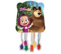 BeenSmile, Decoración para Cumpleaños de Masha y el Oso - Guirnalda, Piñata Pequeña, Servilletas para tu Fiesta Temática