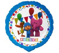 BeenSmile, Globos de Cumpleaños Pocoyo, Decoración de Cumpleaños, Globo de Helio o Aire Especial para Decorar Fiestas, Material muy Resistente, 46 Cm, 1 Unidad