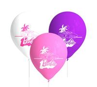 BeenSmile, GLOBOS LATEX BARBIE, Globos Latex, Decoración Cumpleaños Niños, Artículos de Fiesta Infantil, 8 Globos
