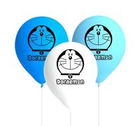 BeenSmile, GLOBOS LATEX DORAEMON, Globos Latex, Decoración Cumpleaños Niños, Artículos de Fiesta Infantil, 8 Globos