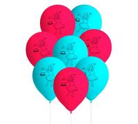 BeenSmile, GLOBOS LATEX HEIDI, Globos Latex, Decoración Cumpleaños Niños, Artículos de Fiesta Infantil, 8 Globos