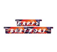 BeenSmile, Guirnalda Fiesta TEMATICA Sonic Prime, Guirnalda Happy Birthday - Decoración Cumpleaños para Niños - Fiestas Infantiles, Cumpleaños y Celebraciones - Artículos de Fiesta - 1 Unidad