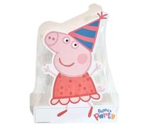 BeenSmile, Peppa Pig - Figura de corcho para decorar mesas y fiestas infantiles, tamaño perfecto, 29 x 21 x 3 cm