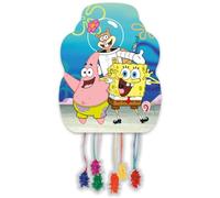 BeenSmile, PIÑATA Cumpleaños de BOB ESPONJA, Artículos para Fiestas, Piñata para Rellenar con Juguetes o Chuches, Decoración de Fiestas Infantiles, Cumpleaños y Celebraciones