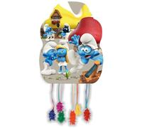 BeenSmile, PIÑATA MEDIANA PITUFOS, Artículos para Fiestas, Piñata para Rellenar con Juguetes o Chuches, Decoración de Fiestas Infantiles, Cumpleaños y Celebraciones