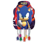 BeenSmile, PIÑATA MEDIANA SONIC PRIME, Artículos para Fiestas, Piñata para Rellenar con Juguetes o Chuches, Decoración de Fiestas Infantiles, Cumpleaños y Celebraciones, 33x46 Cm