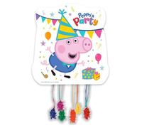 BeenSmile, PIÑATA BASIC PEPPA PIG, Artículos para Fiestas, Piñata para Rellenar con Juguetes o Chuches, Decoración de Fiestas Infantiles, Cumpleaños y Celebraciones