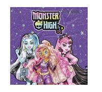 BeenSmile, SERVILLETAS 33 CM MONSTER HIGH, Servilletas de Papel, Artículos de Fiesta, Fiestas, Celebraciones y Cumpleaños Infantiles, 20 Unidades 33 CM