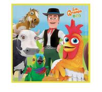 BeenSmile, SERVILLETAS 33 CM LA GRANJA DE ZENON, Servilletas de Papel, Artículos de Fiesta, Fiestas, Celebraciones y Cumpleaños Infantiles, 20 Unidades 33 CM