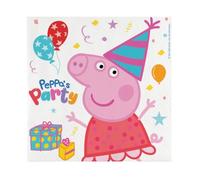 BeenSmile, Servilletas Peppa Pig, Servilletas de Papel para Decoración de Cumpleaños, Artículos para Fiestas Temáticas, Celebraciones y Cumpleaños Infantiles, 20 Servilletas de 33 CM