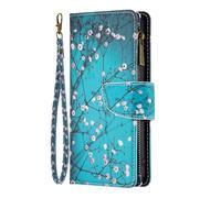 BEENTRYS Cuero Funda para iPhone X/XS Funda,Flores Ranura para Tarjeta Soporte Cierre Magnético Libro Tipo Cartera de Piel Billetera Tapa PU Flip Wallet Case Antigolpes Carcasa-MH