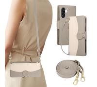 BEENTRYS Funda Cartera para Xiaomi Poco F7 Ultra/Redmi K80 Pro Funda,Tipo Libro de Cuero PU Cremallera y Tarjetero Ranuras Tarjetas Soporte Nujer Niña Magnético Antigolpes Carcasa-Gris