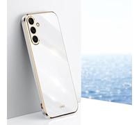 BEENTRYS Funda Galvanizada para Huawei Nova Y90 Funda,Espejo Estético Brillante Niñas Mujeres Suave Silicona TPU Ultra Delgado Antigolpes Protección Carcasa-Blanco