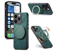 BEENTRYS Funda Magnética para Honor X9C 5G / Magic7 Lite Funda,Anillo Soporte PU Cuero Bumper Case Soporte de Coche Magnético Suave Antigolpes Delgado Prueba de Golpes Carcasa-Verde