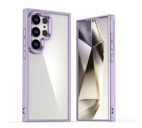 BEENTRYS Funda Transparente para Motorola Edge 60 / Edge 60 Fusion Funda,Antiamarilleo Ultrafina y Ligera Suave TPU Delgado Antigolpes Protectora Carcasa para Hombre y Mujer-Morado