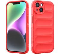 BEENTRYS Silicona Líquida Funda para Huawei Mate 70 Pro Funda,Diseño de Bolsa de Aire Anticaída Suave TPU Cover Case Ultradelgada Antigolpes Carcasa para Teléfono-Rojo