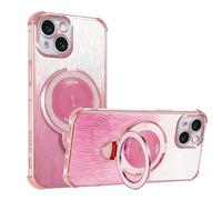 BEENTRYS Transparente Glitter Funda para Samsung Galaxy Note 10 Lite,Magnética Soporte Ring Holder Bling Brillante Niñas Mujeres Antigolpes Suave TPU Carcasa para Samsung Galaxy Note 10 Lite-Rosa