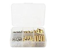 BEEOFICEPENG 120 piezas de instalación para columna/tuercas hexagonales de latón serie 4 B/3B+/3B M2.5 + kit de accesorios de tornillos