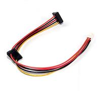 BEEOFICEPENG ATX - Cable adaptador de disco duro serie de a 2 puertos para IPC y controlador de impuestos 18 AWG