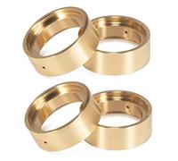BEEOFICEPENG Beadlock - 4 anillos de abrazadera de peso interno para llanta de rueda 9780 140G de latón de 1.0 pulgadas para TRX4M 1/18 RC Crawler piezas de actualización de coche