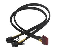 BEEOFICEPENG Cable de 12 pines a PCI-E de 8 pines (6 + 2 pines) para fuente de alimentación modular