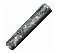 BEEOFICEPENG Cubierta para manija del micrófono con brillantes brillantes para fiestas y programas de TV, para la mayoría de micrófonos inalámbricos, color negro