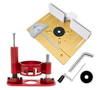 BEEOFICEPENG de elevación de enrutador, accesorios de piezas de repuesto con base de elevación, herramientas de grabado, recortadora de grabado, mesa de enrutador S8-2 para 63,8-65 mm de