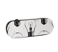 BEEOFICEPENG Estuche para lápices,Ideas de Bombillas, Pensamiento Creativo,Estuche de Cuero para lápices, Bolso para bolígrafos, Oficina, Escuela,joyero, Caja para brochas de Maquillaje