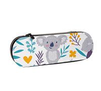 BEEOFICEPENG Estuche para lápices, Koala Happy Handsome, Estuche de Cuero para lápices, Bolso para Oficina, Escuela, joyero, Caja para brochas de Maquillaje