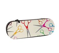 BEEOFICEPENG Estuche para lápices, Tijeras Creativas Life Art, Estuche de Cuero para lápices, Bolso para bolígrafos, Oficina, Escuela, joyero, Caja para brochas de Maquillaje