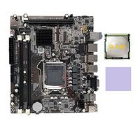 BEEOFICEPENG Placa base H55 LGA1156 compatible con I3 530 I5 760 Series CPU DDR3 Memory Computer Motherboard + I3 540 CPU + almohadilla térmica