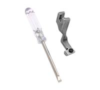 BEEOFICEPENG Prensatelas ajustable para cremallera invisible, pie unilateral para cremallera para máquina de coser industrial una puntada anudada de una sola aguja