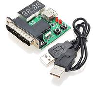 BEEOFICEPENG Probador de Analizador de Tarjeta Base de Tarjeta Postal USB de Diagnóstico de PC para Accesorios de Ordenador Portátil Portátil Portátil