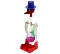 BEEOFICEPENG Que bebe transparente con movimiento fluido perpetuo equilibrio beber aves acuáticas No parar juguetes educativos para niños,y