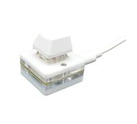 BEEOFICEPENG RGB Mini teclado OSU para juegos de 1 tecla, teclado de dibujo para Photoshop, teclado macro, teclado mecánico, eje rojo