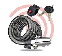 BEEPER AN-CAT120 candado para Bicicleta y Scooter, Unisex-Adult, Negro, 120 cm