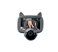 BEEPER BABEECAM 1 - Cámara de coche para bebé con pantalla de 4,3 pulgadas, visión nocturna automática, cámara de gato para asiento trasero, vigilancia de bebé en coche, fácil instalación, color negro